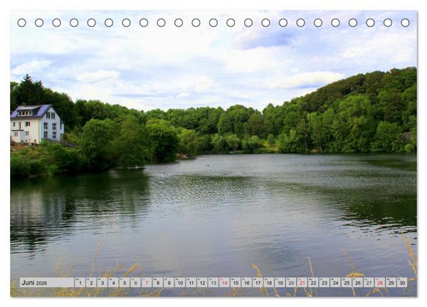 Produktbild: Traumhafte Eifel - In der Vulkaneifel unterwegs (Tischkalender 2026 DIN A5 quer), CALVENDO Monatskalender