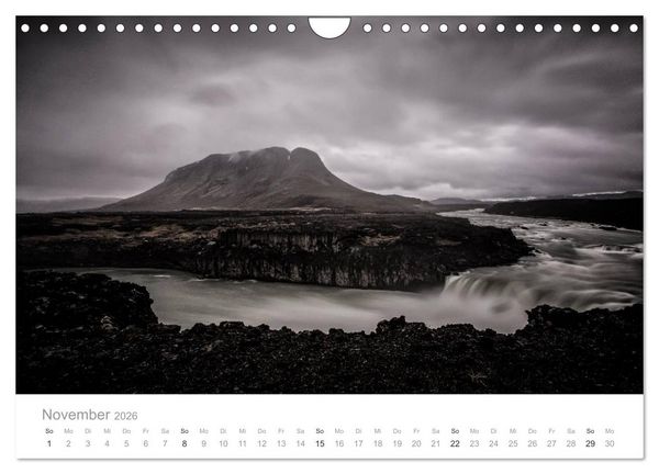 Produktbild: Island - Iceland Impressionen (Wandkalender 2026 DIN A4 quer), CALVENDO Monatskalender