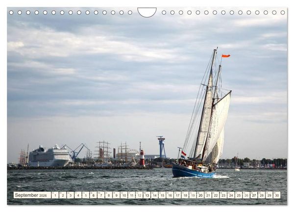 Produktbild: Seebad Warnem&uuml;nde (Wandkalender 2026 DIN A4 quer), CALVENDO Monatskalender