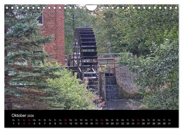 Produktbild: Wasserm&uuml;hlen an der Dahme (Wandkalender 2026 DIN A4 quer), CALVENDO Monatskalender