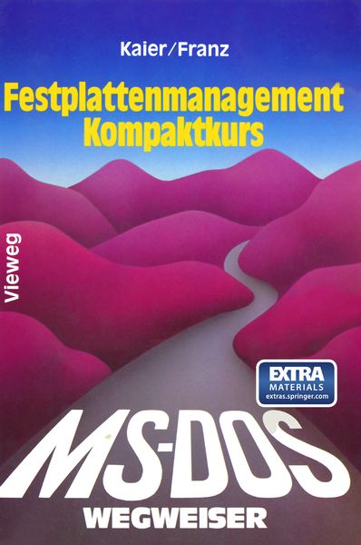 Produktbild: MS-DOS-Wegweiser Festplatten-Management Kompaktkurs