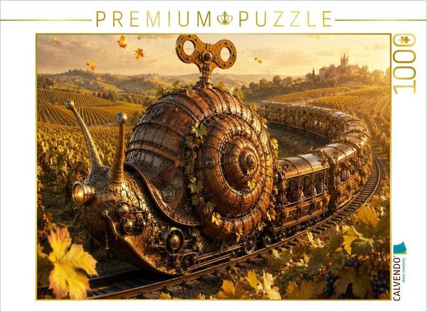 CALVENDO Puzzle Die Weinbergschnecke | 1000 Teile Lege-Größe 64 × 48 cm Foto-Puzzle für glückliche Stunden