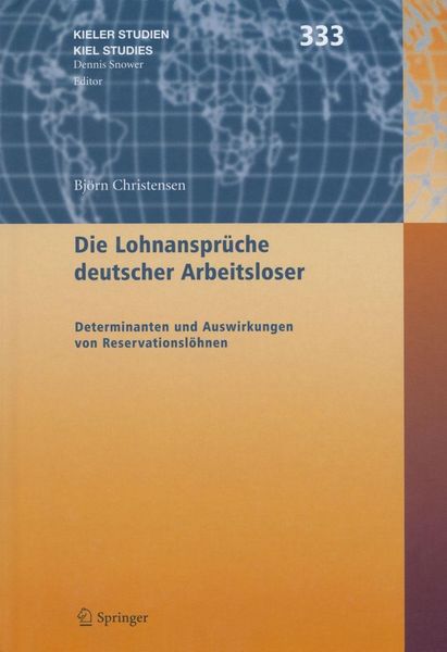Produktbild: Die Lohnanspr&uuml;che deutscher Arbeitsloser