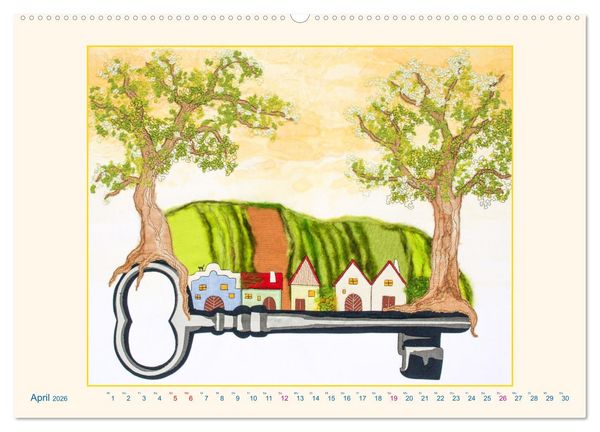 Produktbild: Wagramer Kellergassen (Wandkalender 2026 DIN A2 quer), CALVENDO Monatskalender