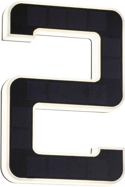 Produktbild: Paulmann 79843 Solar-Hausnummernleuchte 0.20W Warmwei&szlig; Schwarz