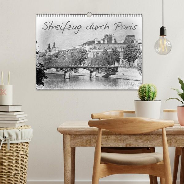 Produktbild: Streifzug durch Paris (Wandkalender 2026 DIN A3 quer), CALVENDO Monatskalender