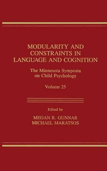 Produktbild: Modularity and Constraints in Language and Cognition