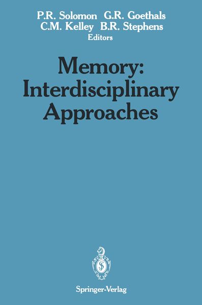 Produktbild: Memory: Interdisciplinary Approaches