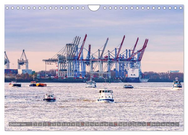 Produktbild: Hamburg perspectives (Wall Calendar 2026 DIN A4 landscape), CALVENDO 12 Month Wall Calendar