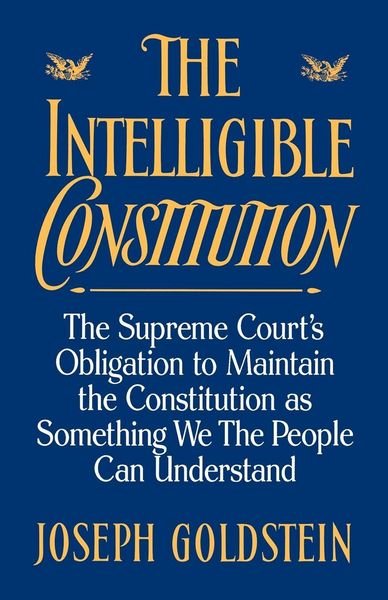 Produktbild: The Intelligible Constitution
