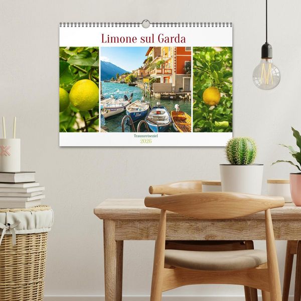 Produktbild: Limone sul Garda - Traumreiseziel (Wandkalender 2026 DIN A3 quer), CALVENDO Monatskalender