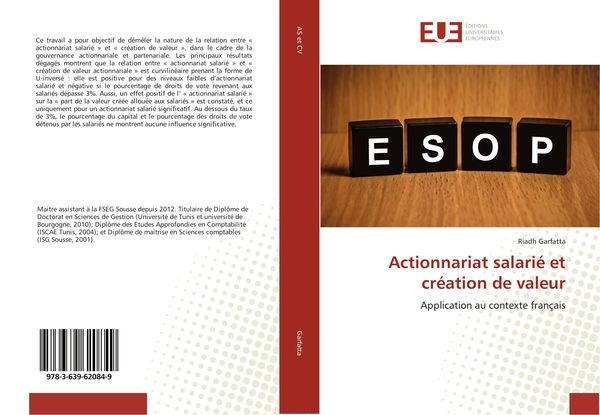 Produktbild: Actionnariat salari&eacute; et cr&eacute;ation de valeur