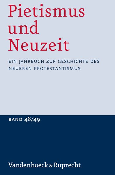 Produktbild: Pietismus und Neuzeit Band 48/49 &ndash; 2022/2023