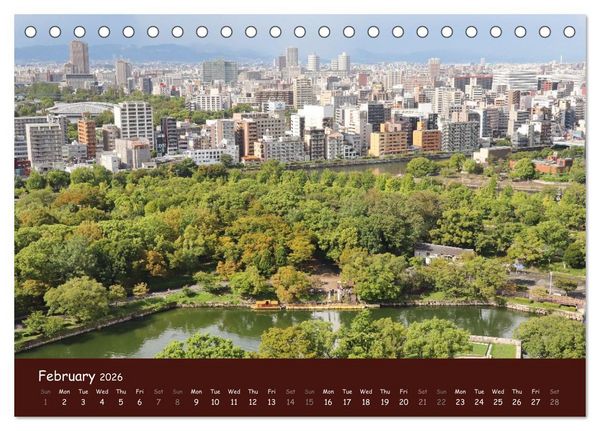 Produktbild: Japan - modern and traditional (Desk Calendar 2026 DIN A5 landscape), CALVENDO 12 Month DeskCalendar