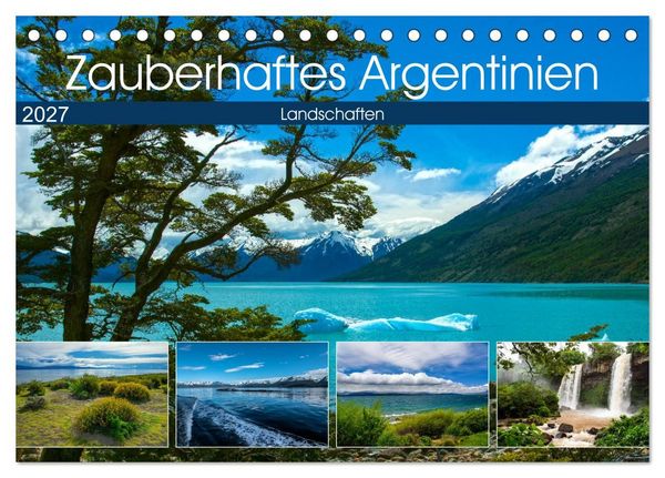 Produktbild: Zauberhaftes Argentinien (Tischkalender 2027 DIN A5 quer), CALVENDO Monatskalender