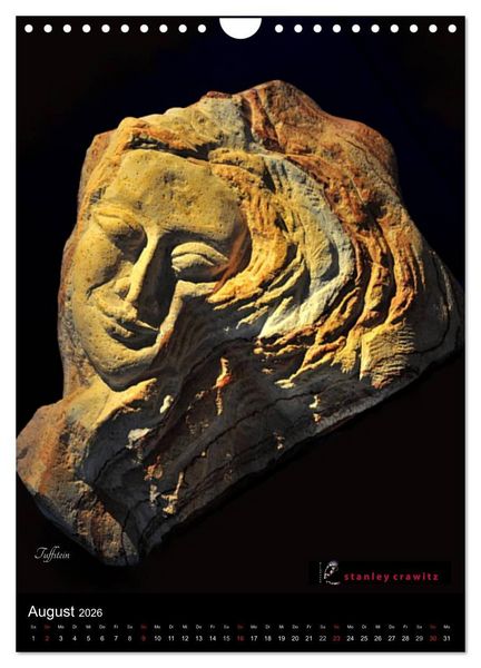 Produktbild: Kunstkalender 2026 - Encaustic und Tuffstein - Skulpturen (Wandkalender 2026 DIN A4 hoch), CALVENDO Monatskalender