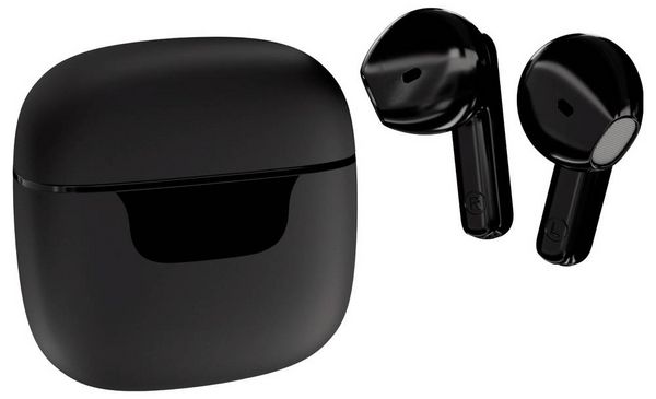 Produktbild: Vivanco UNION PAIR BK In Ear Kopfhörer Bluetooth®, Kabellos Stereo Schwarz Batterieladeanzeige, Ladecase