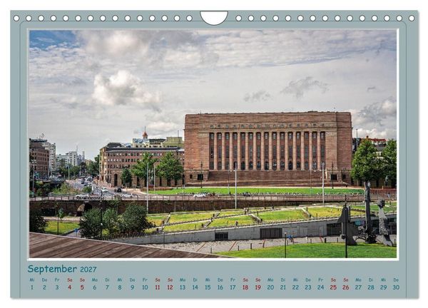 Produktbild: HELSINKI CITY (Wandkalender 2027 DIN A4 quer), CALVENDO Monatskalender