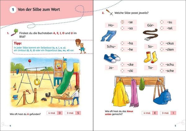 Produktbild: Lesel&ouml;wen Lernhilfen - Leichter lesen - 1. Klasse