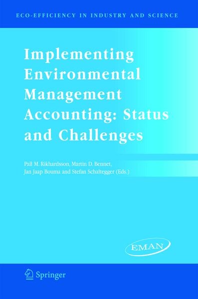 Produktbild: Implementing Environmental Management Accounting: Status and Challenges