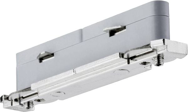 Paulmann URail System Light&Easy 95136 Hochvolt-Schienensystem-Komponente Längsverbinder Silber