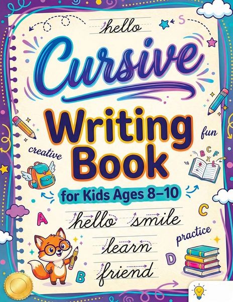 Produktbild: Cursive Writing Books for Kids age 8-10