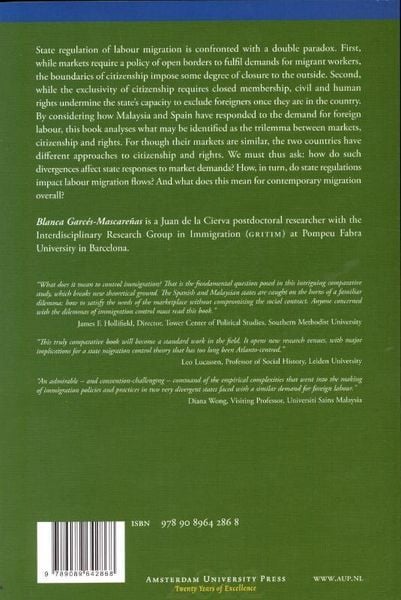 Produktbild: Garces-Mascarenas, B: Labour Migration in Malaysia and Spain
