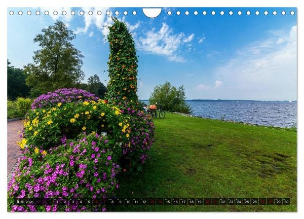 Produktbild: Bad Zwischenahn, Parkspaziergang und Seerundfahrt (Wandkalender 2026 DIN A4 quer), CALVENDO Monatskalender