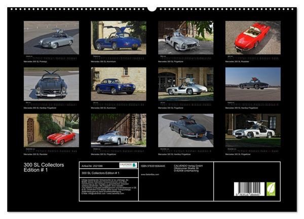 Produktbild: 300 SL Collectors Edition # 1 (hochwertiger Premium Wandkalender 2026 DIN A2 quer), Kunstdruck in Hochglanz