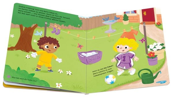 Produktbild: Play+ Mein Spiel mit-Magnetbuch Komm, wir lernen die Farben - ab 18 Monate