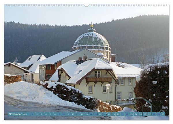 Produktbild: St. Blasien - Dom- und Kurstadt (Wandkalender 2026 DIN A2 quer), CALVENDO Monatskalender