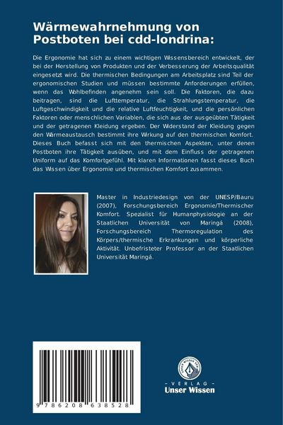 Produktbild: W&auml;rmewahrnehmung von Postboten bei cdd-londrina:
