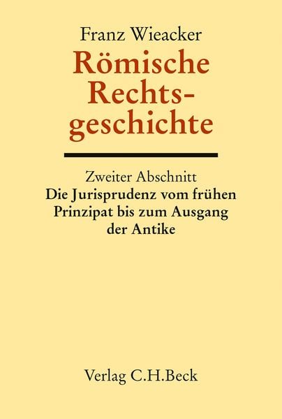 Produktbild: R&ouml;mische Rechtsgeschichte
