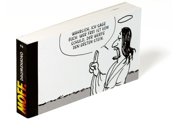 MOFF. Daumenkino Nr. 2 - Grasser, Du Krätzn!, Gebundene Ausgabe von Gerhard Haderer, Scherz & Schund Fabrik e.U., 978-3-9503519-9-6