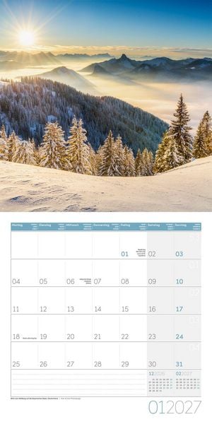 Produktbild: Magie des Lichts Kalender 2027 - 30x30 - Art12