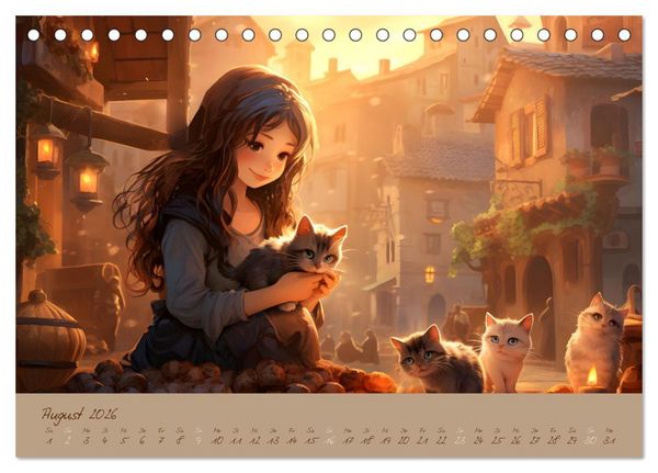 Produktbild: Magie der Kindheit (Tischkalender 2026 DIN A5 quer), CALVENDO Monatskalender