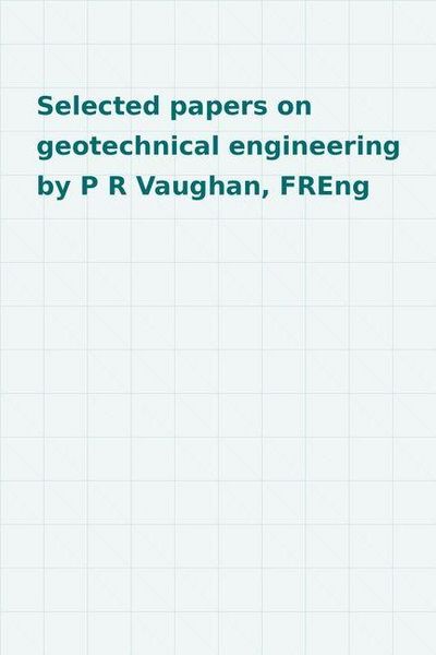Produktbild: Selected Papers on Geotechnical Engineering