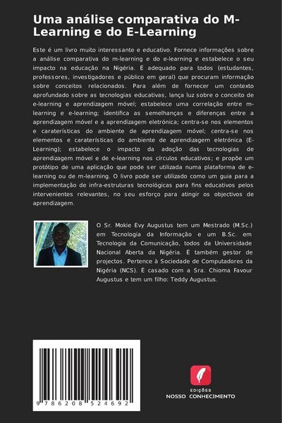 Produktbild: Uma an&aacute;lise comparativa do M-Learning e do E-Learning