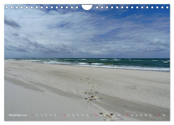 Produktbild: Wo de Ostseewellen trecken an den Strand 2026 (Wandkalender 2026 DIN A4 quer), CALVENDO Monatskalender