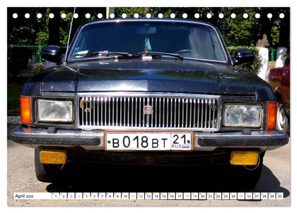 Produktbild: Sowjet-Mobile - Oldtimer der UdSSR (Tischkalender 2026 DIN A5 quer), CALVENDO Monatskalender