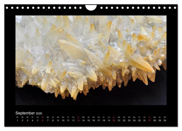 Produktbild: Mineralien aus dem Sauerland (Wandkalender 2026 DIN A4 quer), CALVENDO Monatskalender