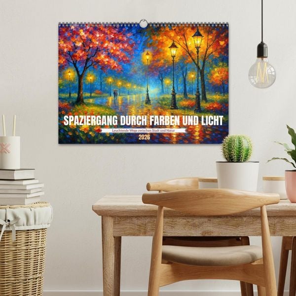 Produktbild: Spaziergang durch Farben und Licht (Wandkalender 2026 DIN A3 quer), CALVENDO Monatskalender
