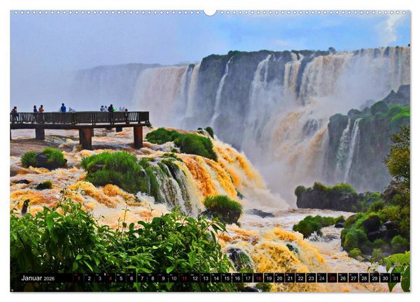 Produktbild: Brasilien - das gr&ouml;&szlig;te Land S&uuml;damerikas (hochwertiger Premium Wandkalender 2026 DIN A2 quer), Kunstdruck in Hochglanz