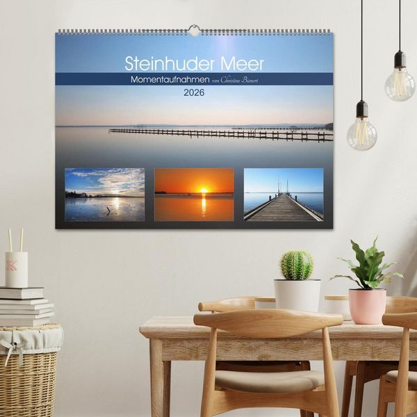 Produktbild: Steinhuder Meer, Momentaufnahmen von Christine Bienert (Wandkalender 2026 DIN A2 quer), CALVENDO Monatskalender