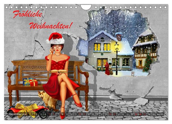 Produktbild: Street-Art in Digital-Art by Mausopardia (Wandkalender 2026 DIN A4 quer), CALVENDO Monatskalender