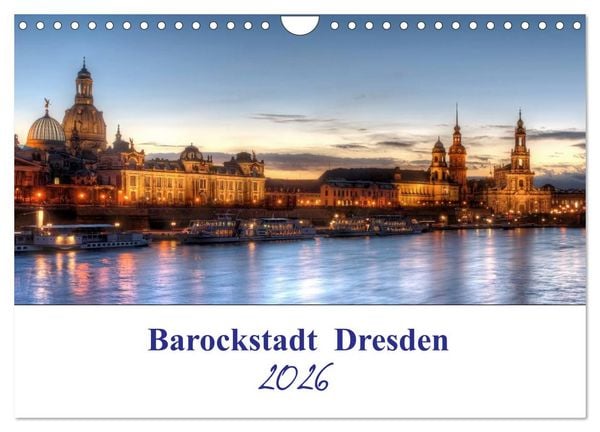 Produktbild: Barockstadt Dresden (Wandkalender 2026 DIN A4 quer), CALVENDO Monatskalender