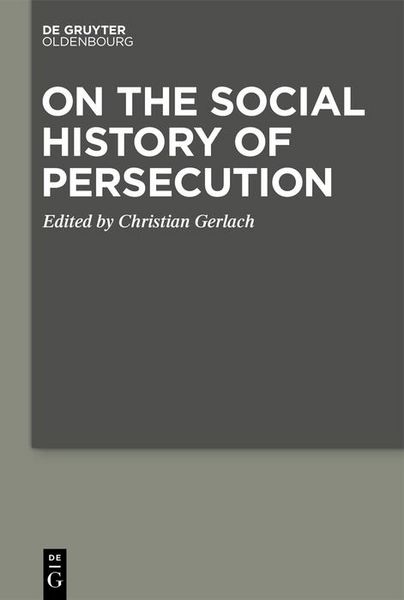 Produktbild: On the Social History of Persecution