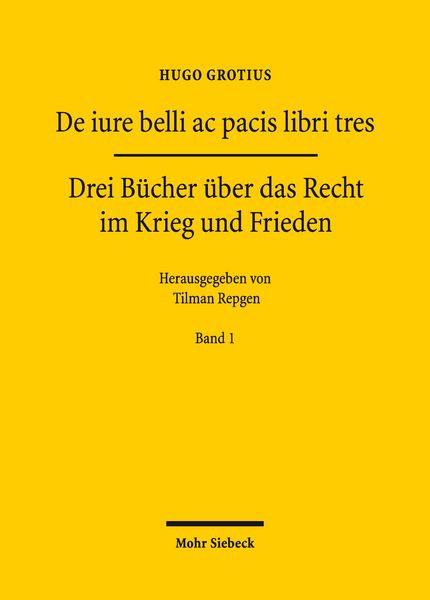 Produktbild: De iure belli ac pacis libri tres