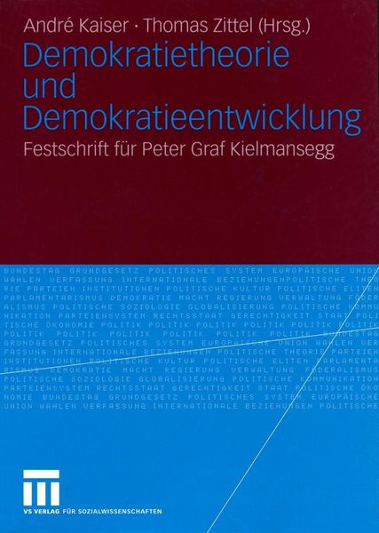 Produktbild: Demokratietheorie und Demokratieentwicklung