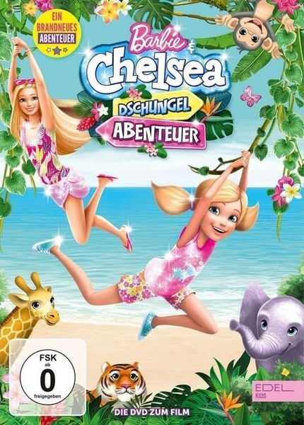 Produktbild: Barbie & Chelsea - Dschungel Abenteuer - Die DVD zum Film - Limited Edition im hochwertigen Glitzerschuber